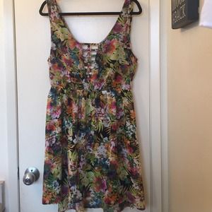 Material Girl Floral Print Dress