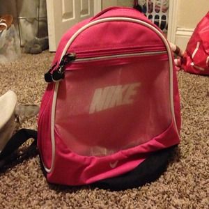 Pink nike bag