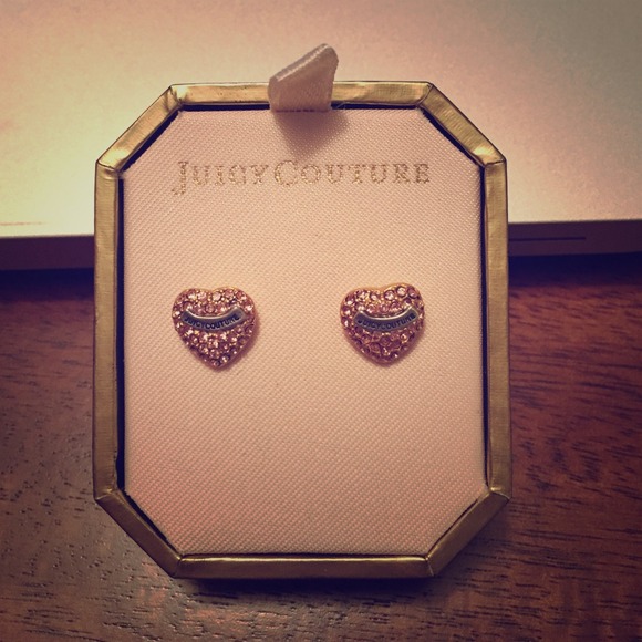 Juicy Couture Heart Earrings