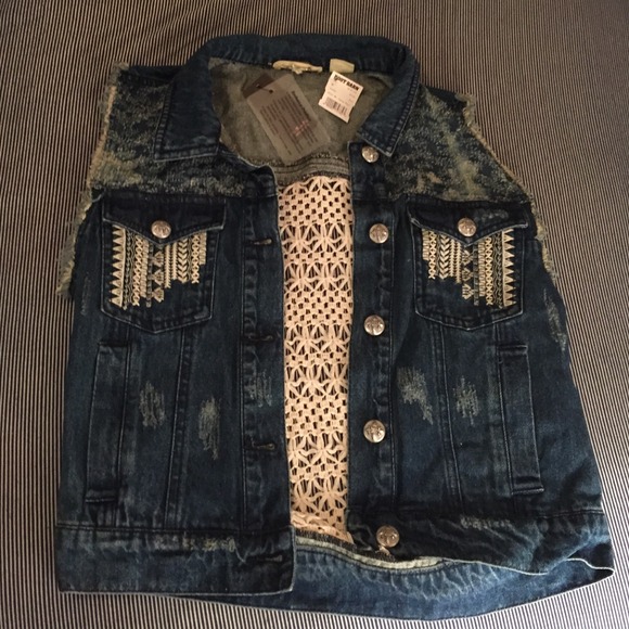 Miss Me exclusive denim vest