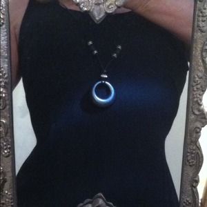 Little Black Dress with Necklace.