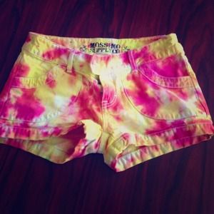 tie dye shorts