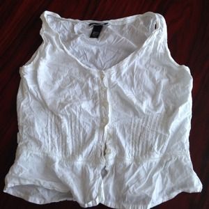 White Button-down Blouse