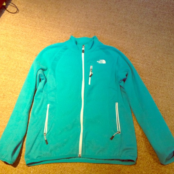 Blue north face jacket
