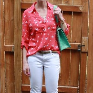 Pink express blouse NWT!