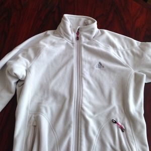 Cream Adidas Fleece Jacket