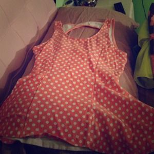 open back tank with flare bottom