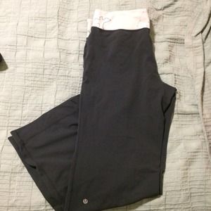 Grey Bootcut Lululemon Yoga Pants