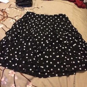 Polka dot skirt