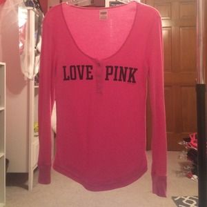 Love pink pajama shirt bundle
