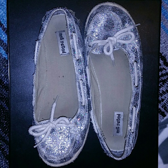 "Not Rated" Leopard Sparkle Flats