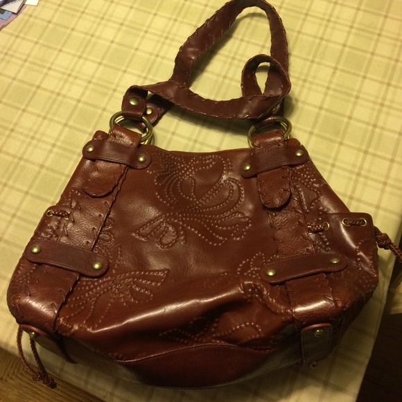 Kooba Handbags - Authentic brown leather kooba bag