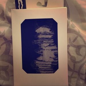 Distressed rib opaque tights