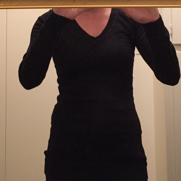 V Neck Sparkly Sweater