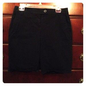 New York and co black Bermuda shorts