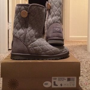 Quilted Grey UGGs