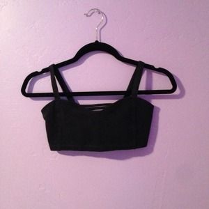 BRANDY MELVILLE Black Chiyo Top
