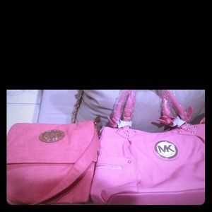 Bundle cross body & MK pink Handbag
