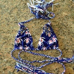 Acacia Swimwear Blue Island Orchid Tunnels Small