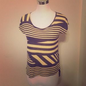 Cute top with seethrough back