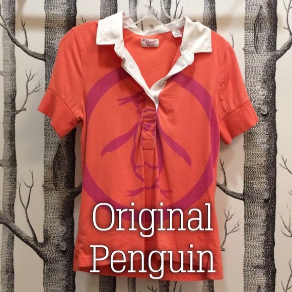 82% off Original Penguin Tops - Original Penguin women's polo shirt