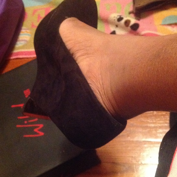 Wild Pair Shoes - Black wedges