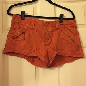 Rustic Orange Shorts from American Eagle