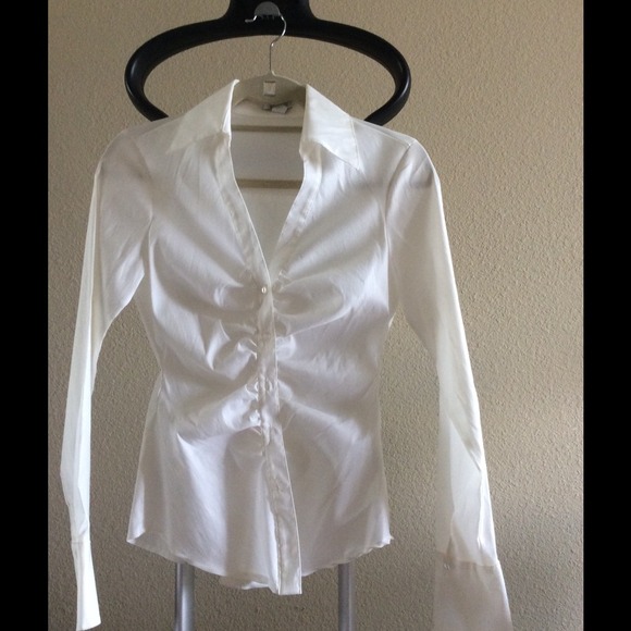 White see through shirt