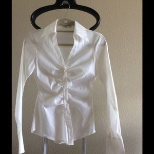 White see through shirt