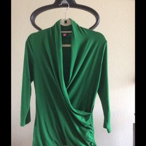 Green blouse