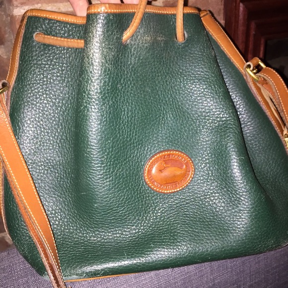 Vintage Dooney in all-weather leather