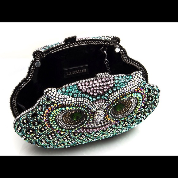 LuxMob Owl Clutch. NWT RP $695.00 - Picture 3 of 4
