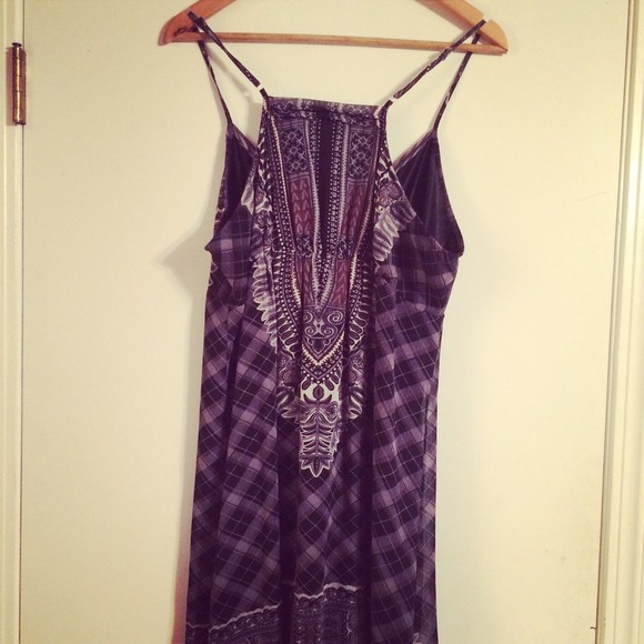NWOT FOREVER 21 RACERBACK TRIBAL STYLE DRESS - Picture 2 of 4