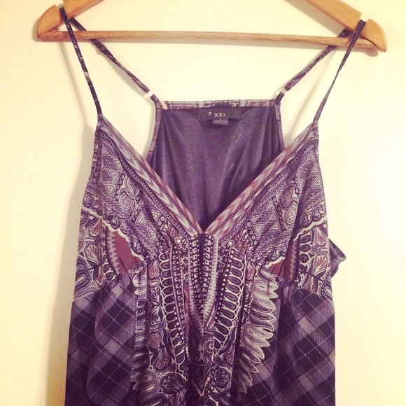 NWOT FOREVER 21 RACERBACK TRIBAL STYLE DRESS - Picture 4 of 4