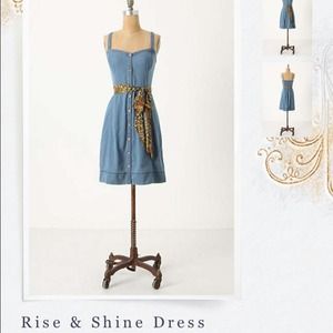 Anthropologie Pilcro rise and shine denim dress