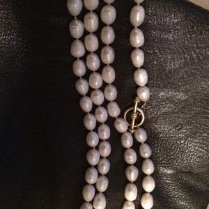 Estate 40" Fresh Water Baroque Pearl Necklace