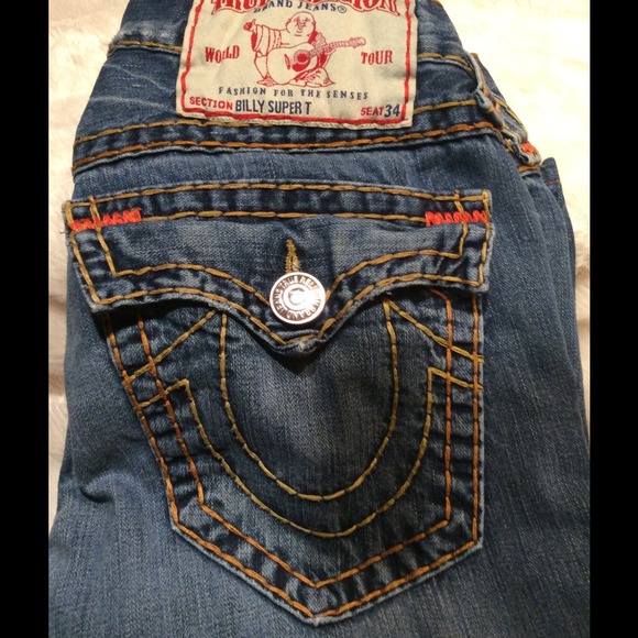 MENS True Religion Billy Super T Jeans