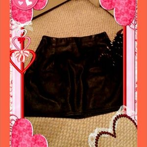 Black Mini Skirt.