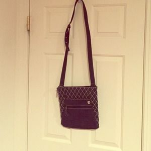 Denim Vera Bradley cross body bag