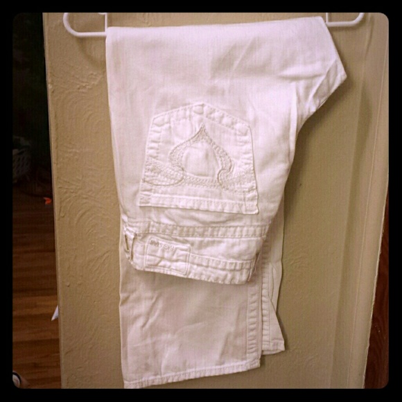 Big Star White Jean Capris