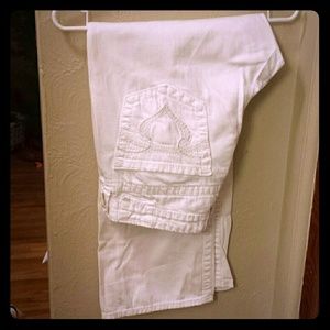 Big Star White Jean Capris