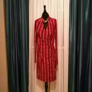 Norma Kamali Faux Wrap Dress