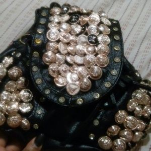Small studded hand / backpack