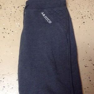 Abercrombie and fitch tight fit sweatpants in navy