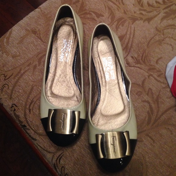 Bundle of farregamo and Tory burch shoes