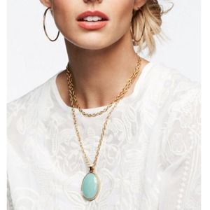 Stella Dot Stone Necklace worn 4 ways