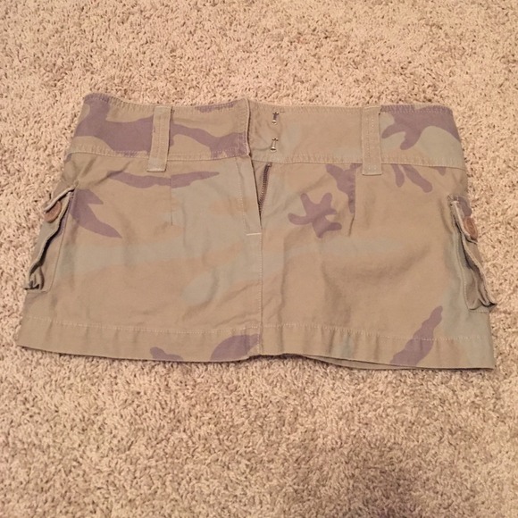 Camo Hollister Mini Skirt