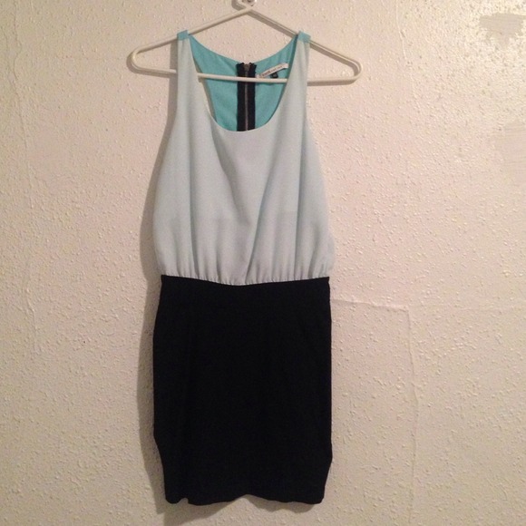 Teal and black sexy dress from Brazil