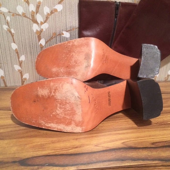 Mare by Tibi Tall Leather Boot Multi Color Foot 6M - Picture 3 of 3