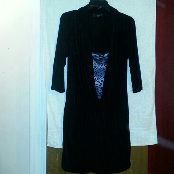 Black and white dress